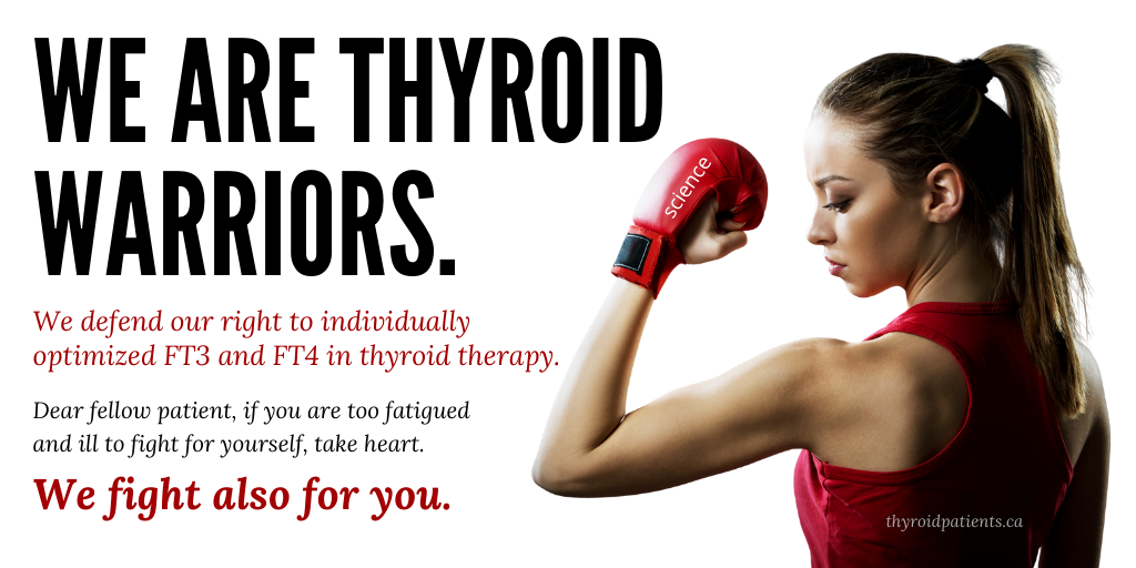 Healthier thyroid warriors: Our fight is not over.