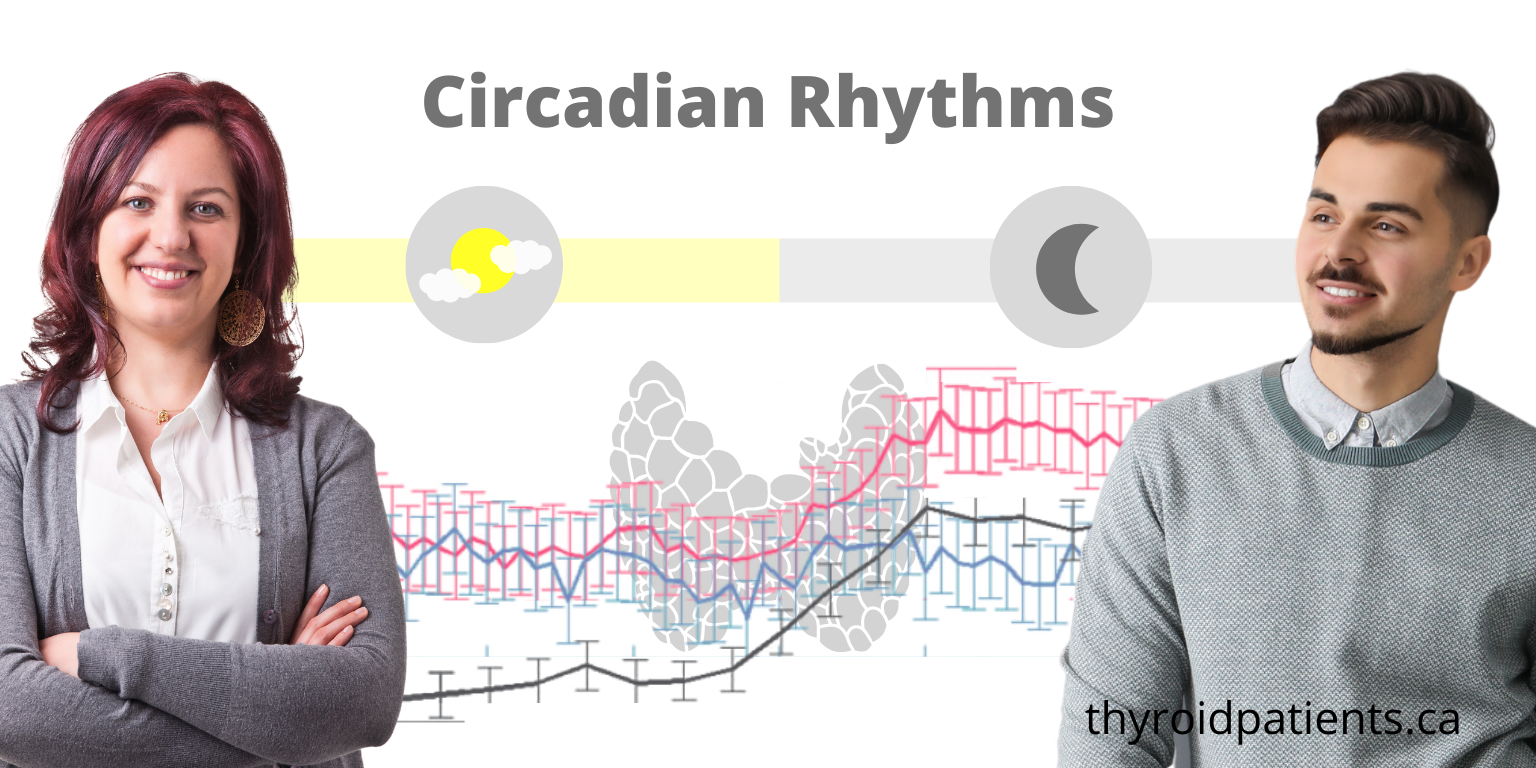 Circadian rhythms of TSH, Free T4 and Free T3 in thyroid health
